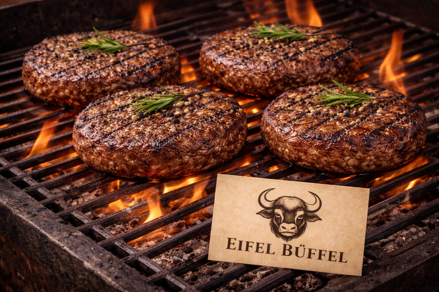 Burger de viande de buffle d'eau – Un délice juteux pour les vrais gourmets