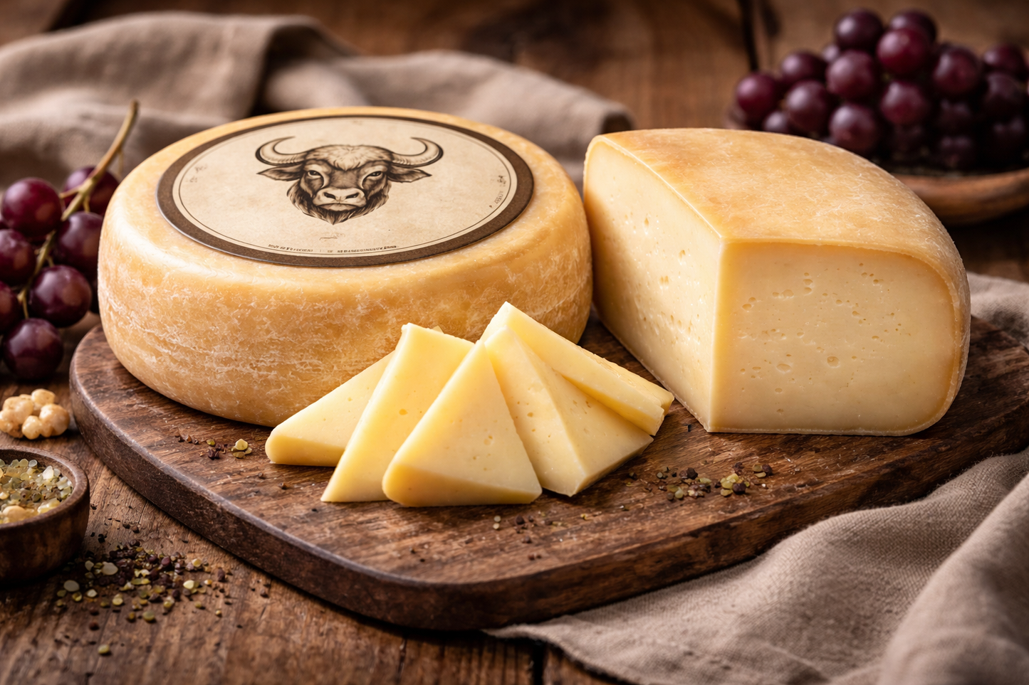 Schnittkäse aus Wasserbüffelmilch