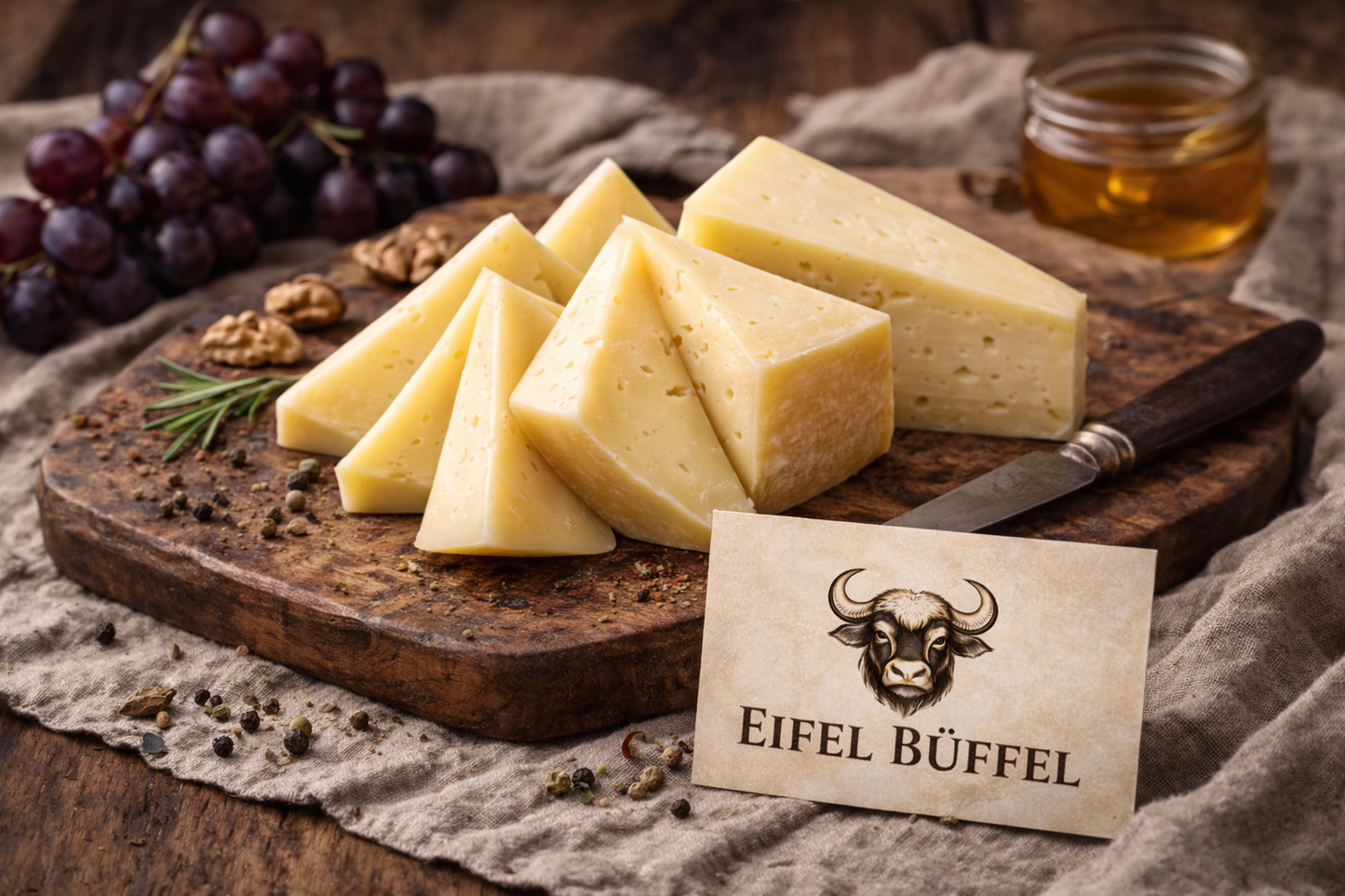 Schnittkäse aus Wasserbüffelmilch